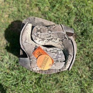 Corral Natural Python Booties Style A3791